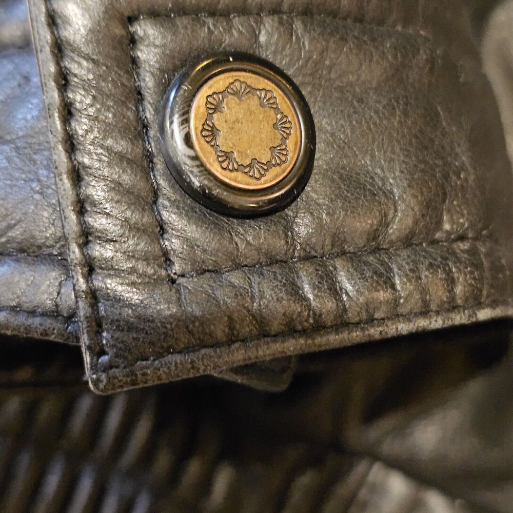 Men's Vintage Members Only Soft Black Leather Jacket Size XL - Picture 5 of 12